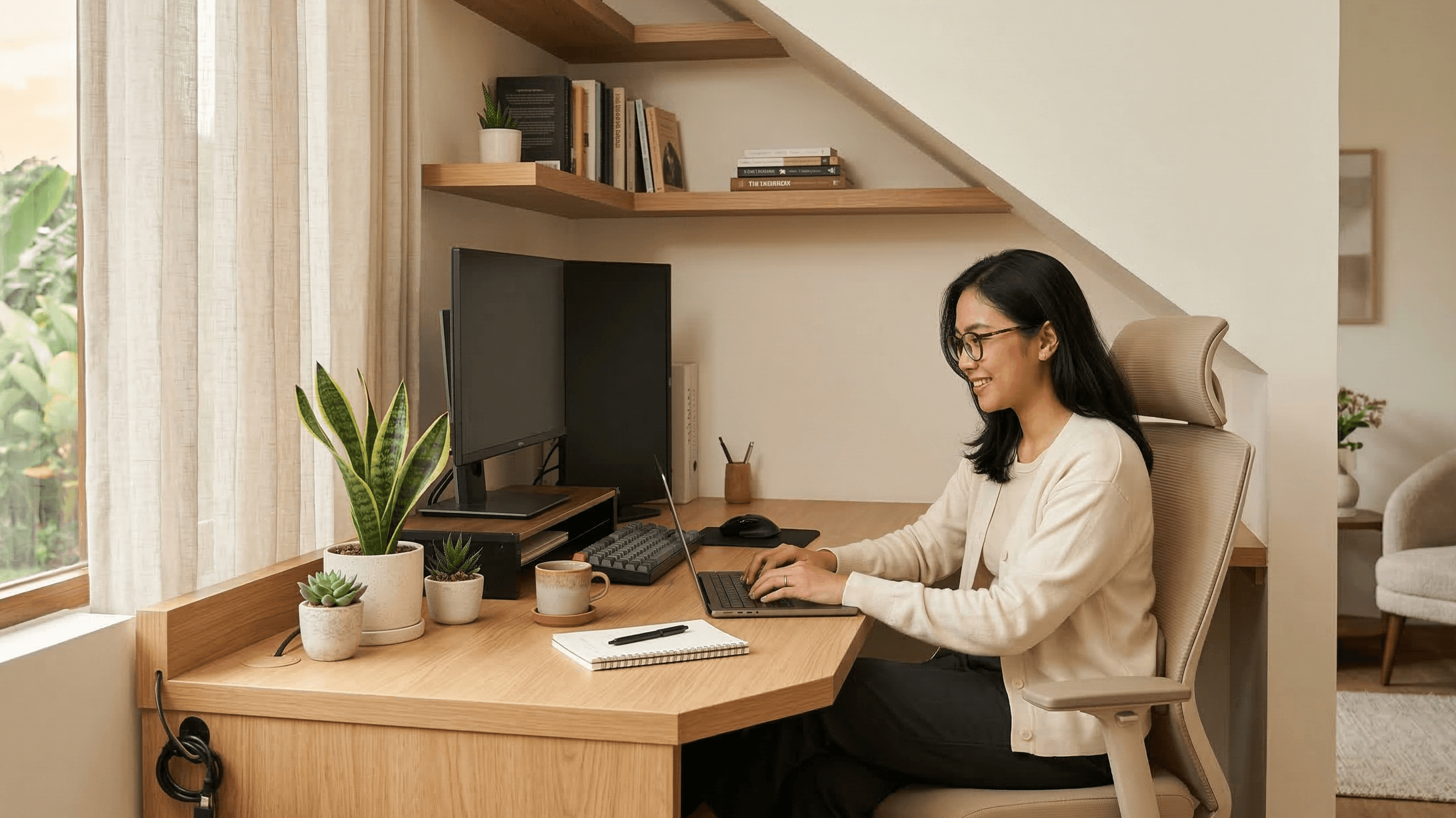 Case Study: Transformasi Sudut Sempit Menjadi Kantor Rumah Super Nyaman di Bogor