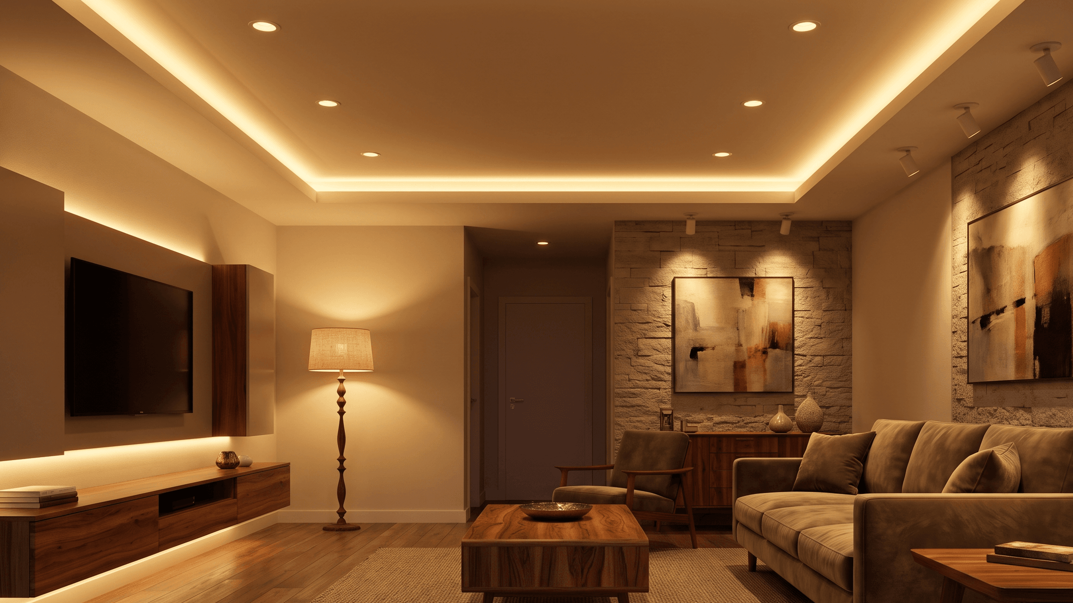 Cara Mengatur Lighting Rumah Warm White Agar Ruangan Tidak Redup