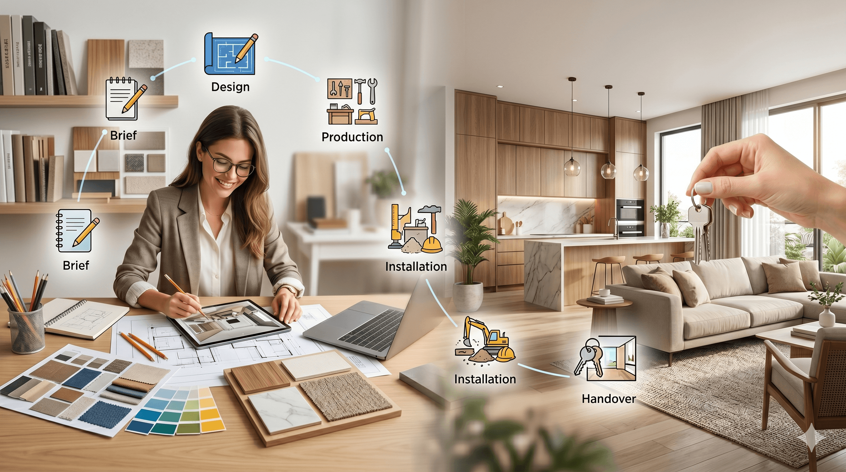 Cek Timeline Proyek Desain Interior: Dari Brief ke Serah Terima
