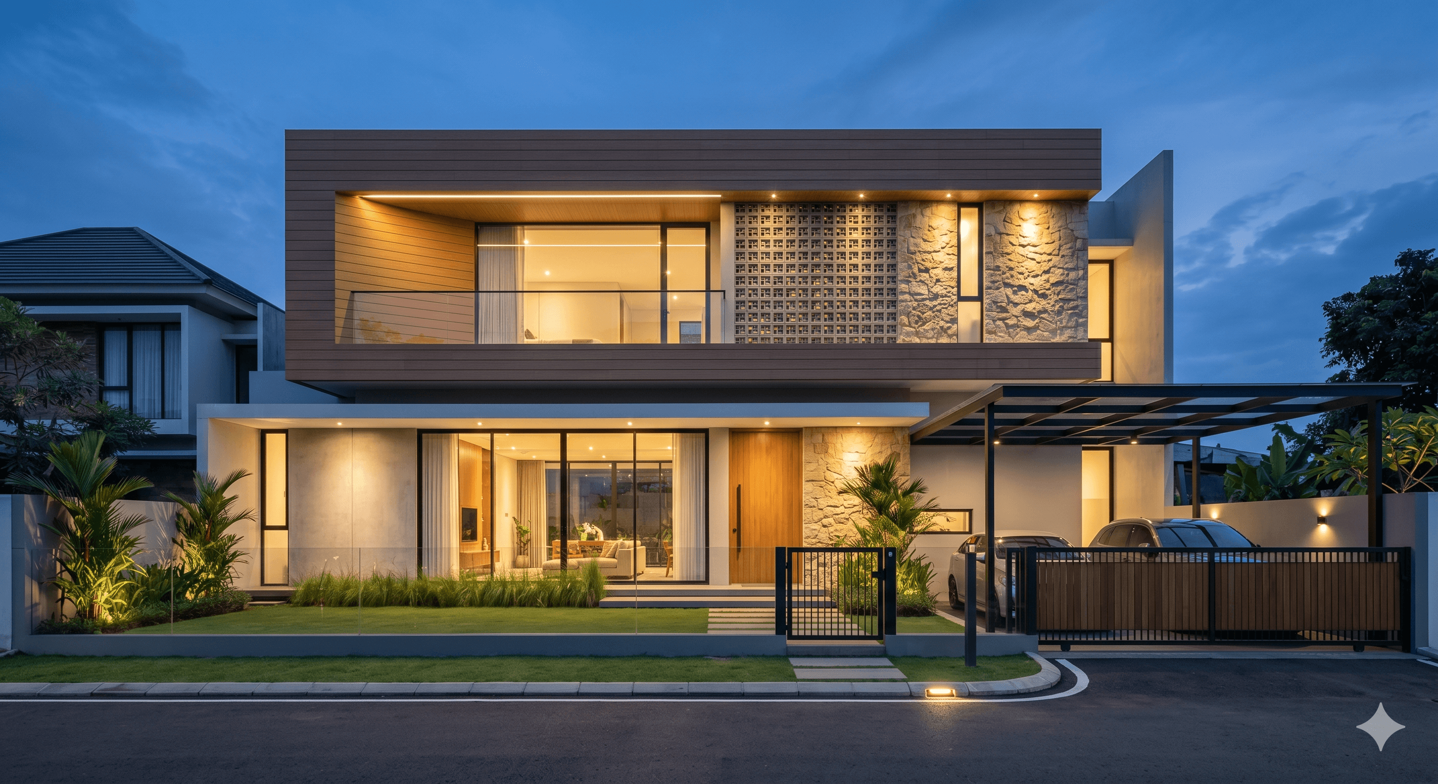 Rahasia Desain Fasad Rumah Minimalis Modern yang Estetik
