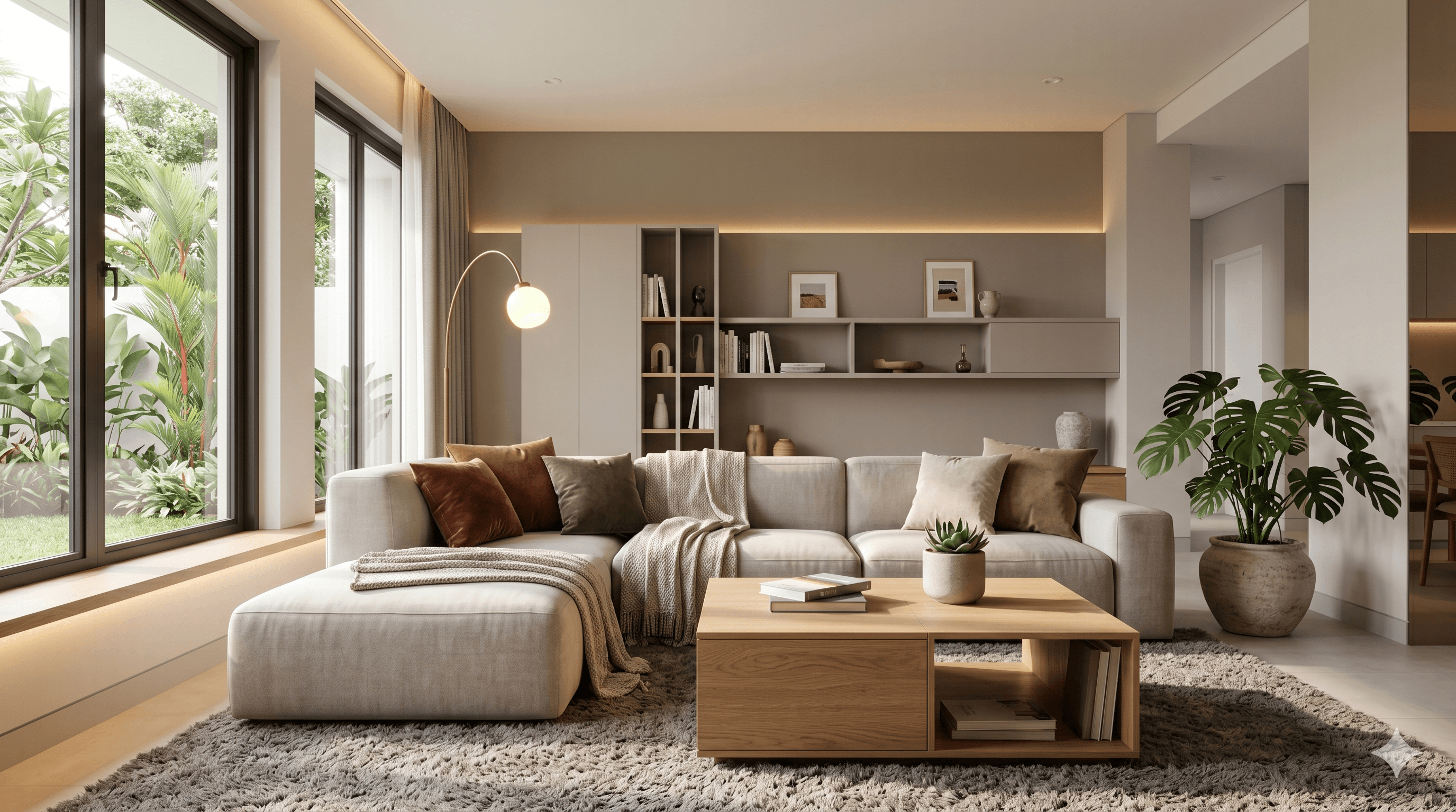 9 Inspirasi Desain Interior Ruang Keluarga yang Hangat & Fungsional