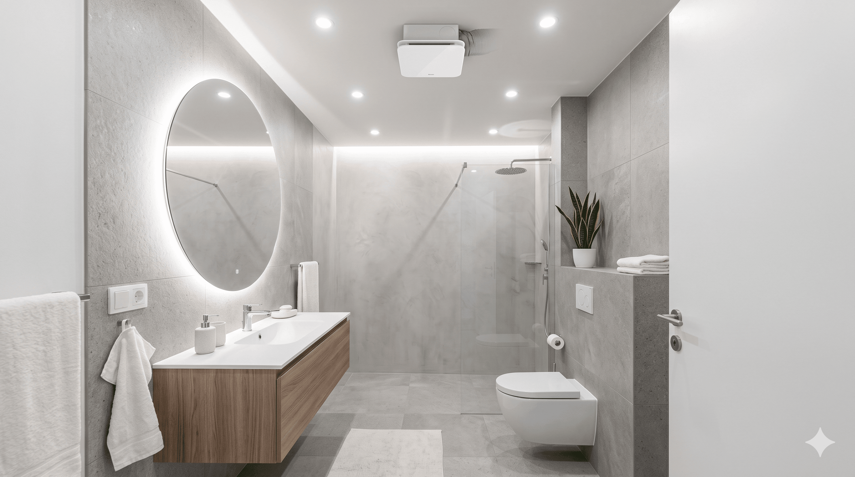 Kamar Mandi Tanpa Jendela Pengap & Berjamur? Ini Solusi Desain Praktisnya