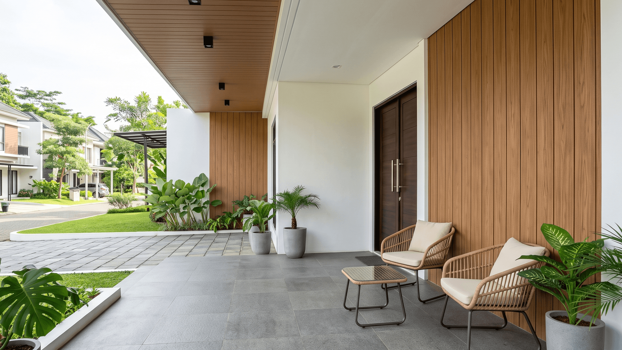 Kenapa Desain Teras Depan Rumah Sering Terlihat Kusam? Ini Solusinya