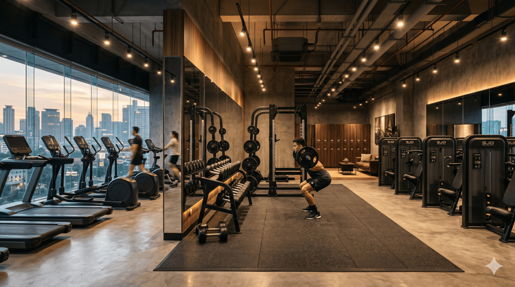 Desain Interior Gym Fitness Center: Layout yang Bikin Member Betah