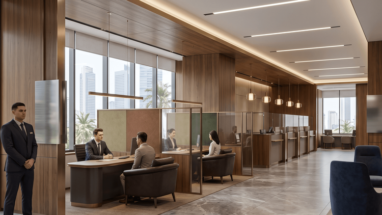 Layout Berantakan Bikin Nasabah Kabur? Ini Standar Desain Interior Bank