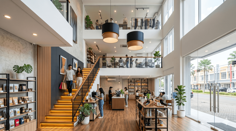 Optimasi Space 4 Lantai: Trik Desain Interior Ruko BSD City