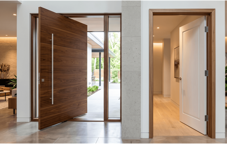 Pintu Pivot Rumah Desain vs Pintu Swing: Mana yang Terbaik?