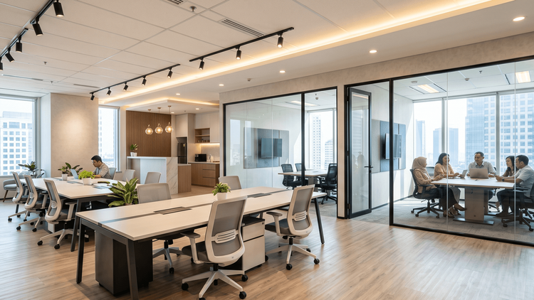Studi Kasus Renovasi Kantor 200m² Jakarta: Selesai Tepat 6 Minggu