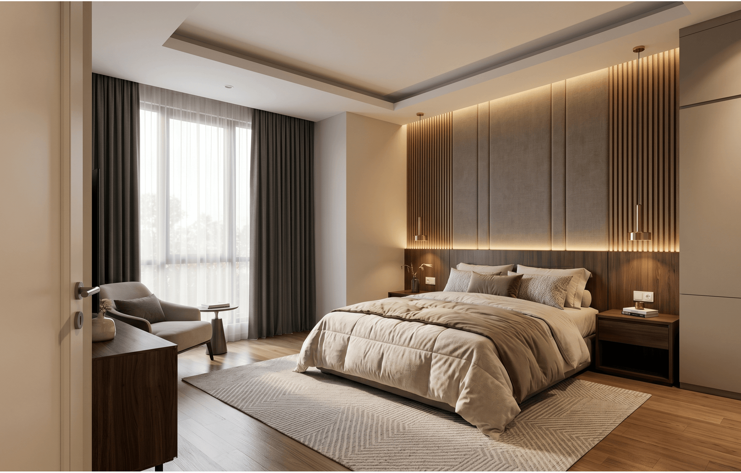 Rahasia Desain Kamar Tidur Utama Mewah Layaknya Hotel Bintang 5