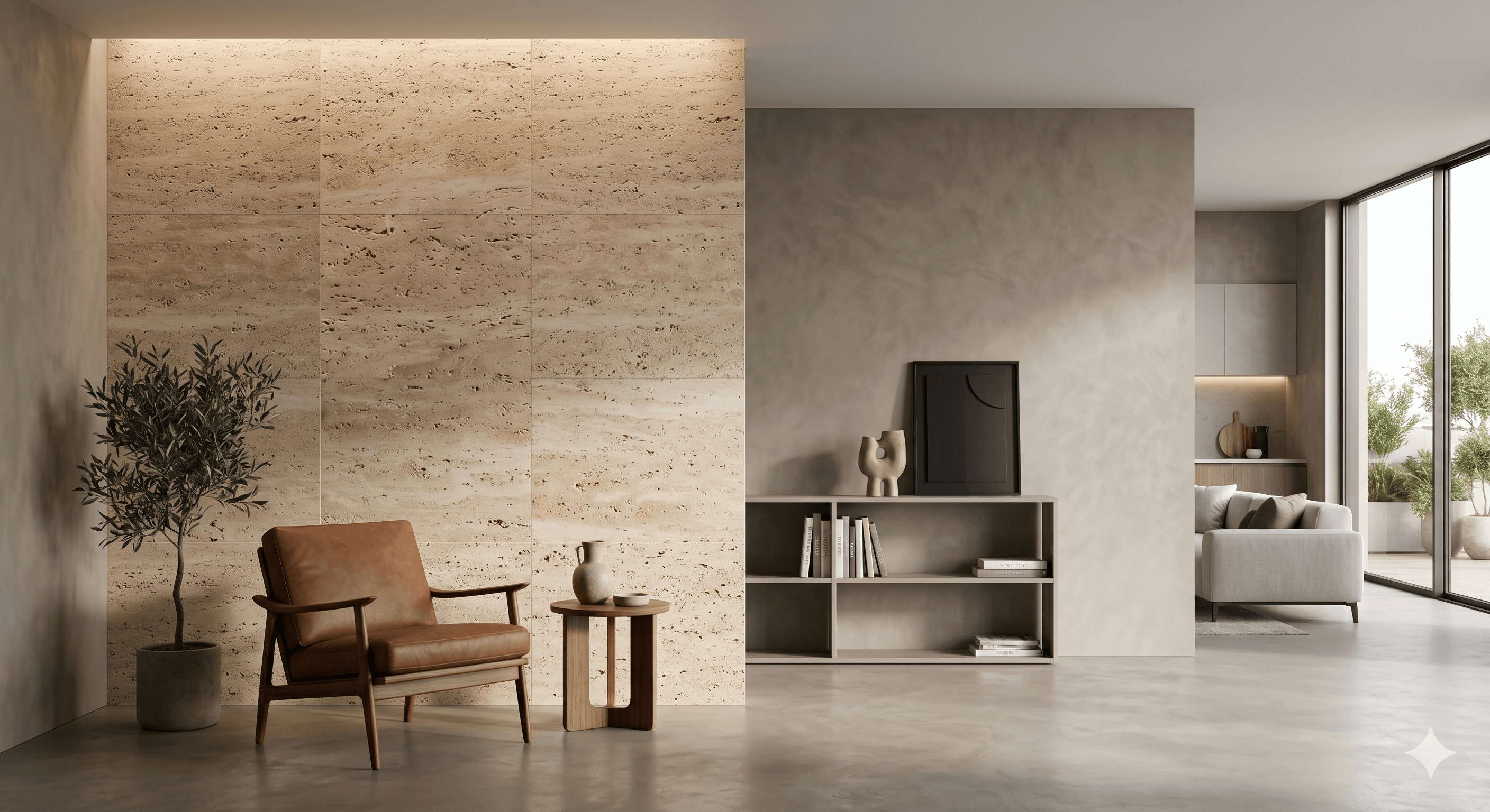Solusi Tekstur Dinding Dekoratif Rumah: Microcement vs Batu Alam