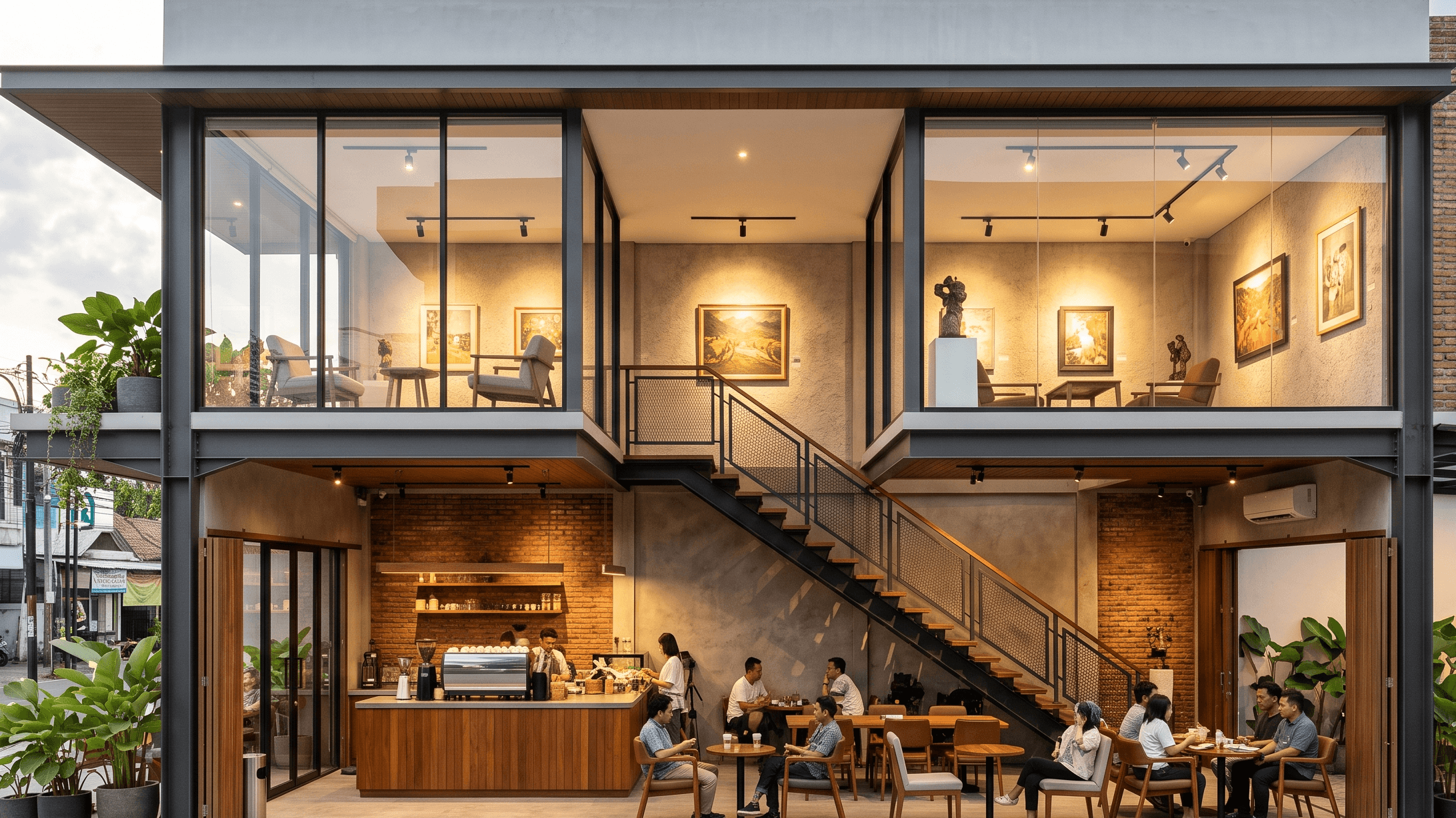 Studi Kasus Transformasi Ruko Kafe: Rahasia Layout & Solusi Void